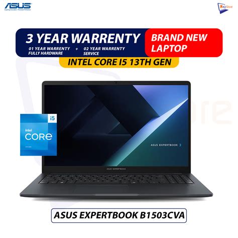 Asus ExpertBook Ent.|B1503CVA-I716512B2X|15.6  FHD 1920x1080 16:9 250nits|i7-1355U|16GB DDR5|512GB SSD|BL KB|WIN11Pro
